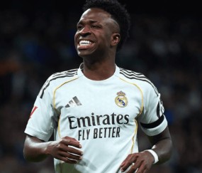 维尼修斯欧冠点球失手，接近皇马队史纪录